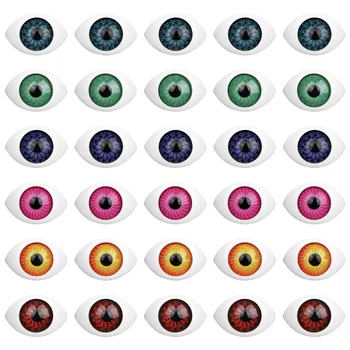 100ШТ Имитация глазных яблок в виде полусферы, декор из искусственных глаз, креативные аксессуары 