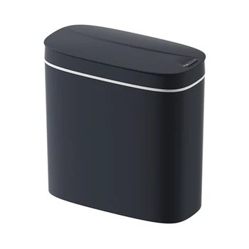 14-литровое мусорное ведро с интеллектуальным датчиком IPX5, водонепроницаемое мусорное ведро с автоматическим датчиком движения, Электрическое мусорное ведро для ванной комнаты, кухни, узкого пространства
