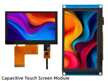 4,3-дюймовый 40-контактный TFT LCD Емкостный/Резистивный модуль сенсорного экрана NV3047 Drive IC RGB888/RGB666/RGB565 Интерфейс 480 (RGB) * 272
