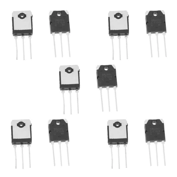 5 пар кремниевых транзисторов усилителя мощности A1941 + C5198 10A 200V