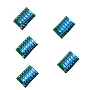 5ШТ 3,3 В 5 В 12 В 6 Бит Синий светодиодный Модуль Marquees для Макетной платы для DUE MEGA2560 PIC AVR STM32 FPGA CPLD Teensy
