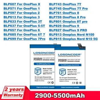 BLP815 BLP829 BLP827 BLP801 BLP829 Аккумулятор для Oneplus One 1 2 1 + One Plus 3 3T 5 5T 6 6T 7 7T 7 Plus 8 9 Pro 8T Pro Nord N10 5G