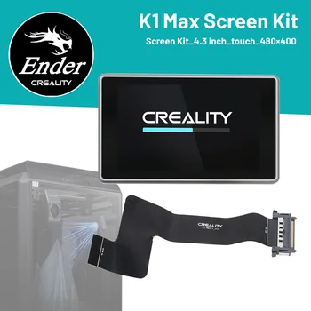 CREALITY Original K1 или K1 MAX 4,3-дюймовый Полноцветный Комплект Сенсорного экрана С Кабелем для отображения Деталей 3D-принтера 480 × 400