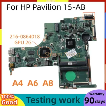 DA0X22MB6D0 для HP Pavilion 15-AB Материнская плата ноутбука 15 дюймов с процессором A4 A6 A8 216-0864018 2 ГБ GPU Материнская плата тест хороший
