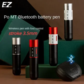 EZ Tattoo Material P2mt Bluetooth Battery Pen Беспроводная ручка All-in-One Machine Беспроводная Педаль Управления Тату-машиной 3.5mmStroke