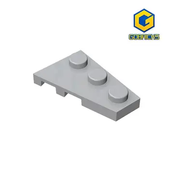 Gobricks GDS-547 MOC Bricks 2x3 с клиновидной пластиной (справа) Совместим с 43722 сборными частицами для игрушек из строительных блоков