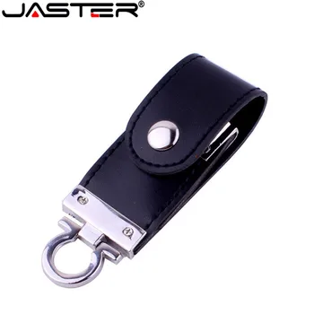 JASTER оптовая Продажа Кожаный USB Флэш-Накопитель pendrive 4GB 8GB 16GB 32GB 64GB брелок-накопитель 32GB flash Memory stick usb creativo