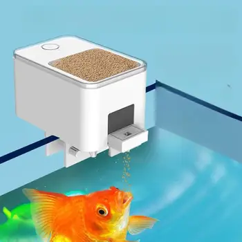 Wi-Fi Автоматическая кормушка для аквариумных рыбок с дистанционным управлением, дозатор корма большой емкости, товары для домашних животных