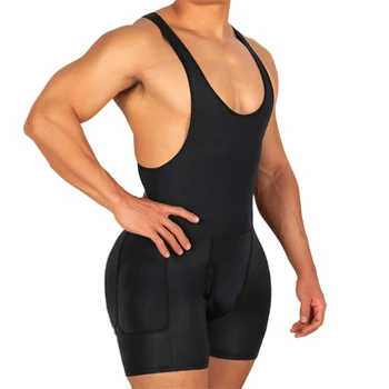 YAGIMI Мужское корректирующее белье с контролем живота, для похудения всего тела, корсеты для коррекции фигуры, Компрессионное нижнее белье с подкладкой Пуш-ап, трусы-боксеры