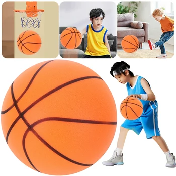 Баскетбольный мяч с воздушным отскоком, тренировочный пенопластовый мяч, легкий для различных занятий в помещении