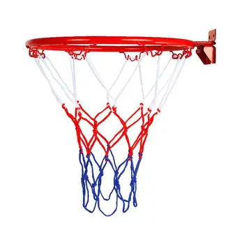 Баскетбольный обруч для подвешивания к стене диаметром 32 см С сетчатым винтом Для занятий спортом на открытом воздухе, в помещении, Баскетбольная корзина для подвешивания к стене