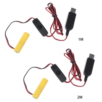 Батарея типа АА USB Кабель-адаптер питания с заменой 1 батареи типа АА на челноке
