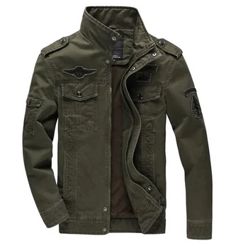 Военная куртка 2022, мужские джинсы, повседневное хлопчатобумажное пальто, плюс Размер 6XL, армейский бомбардировщик, тактическая летная куртка, осенне-весенние куртки-карго