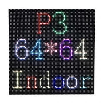 Высококачественный более яркий пиксель 3 мм для помещений SMD2121 RGB LED Display Module P3 Black Lamp LED Module Фабрика светодиодных экранных модулей