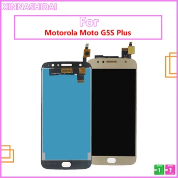 ЖК-Дисплей Для Motorola Moto G5S Plus XT1802 Xt1803 XT1805 Xt1086 ЖК-дисплей С Сенсорным Экраном, Дигитайзер, Замена Датчиков В сборе