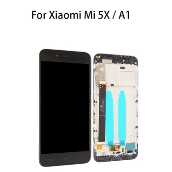ЖК-дисплей с сенсорным экраном и цифровым преобразователем в сборе (с рамкой) для Xiaomi Mi 5X / A1