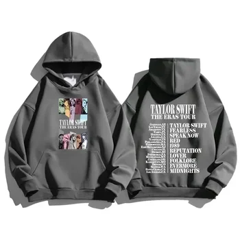 Женские толстовки Taylor The Era 'S Tour на осень-зиму, модные шведские брюки Midnight Album, пуловер с капюшоном для мужчин.