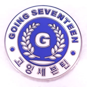 Значок Going Seventeens Южнокорейской веб-серии Variety Эмалированная брошь-булавка, украшения для рюкзака