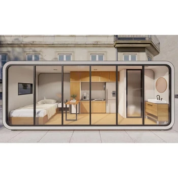 Изготовленный на заказ Современный Популярный Сборный дом на открытом воздухе Крошечный Контейнерный дом Мобильный Рабочий Дом Офисный модуль Apple Cabin