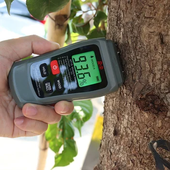 Измеритель влажности древесины штыревого типа с ЖК-дисплеем с подсветкой, тестер влажности Цифровой измеритель влажности древесины для деревянных бетонных зданий