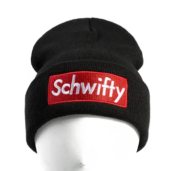 Костюмы Морти для косплея, вязаная шапка, черепа, шапочки, Хэллоуин для женщин, мужчин, осень-зима, модная шапочка Rick Letter Schwifty
