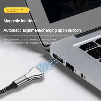 Магнитный USB-Адаптер Type-C PD для Apple Magsafe1 2 MacBook USB C С Разъемом Для Быстрой Зарядки 60 Вт Конвертер Магнитных Штекеров