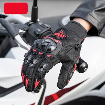 Мотоциклетные перчатки Зимние и летние Дышащие Гоночные перчатки с полными пальцами, защита от спорта на открытом воздухе, Перчатки для езды на кросс-байке