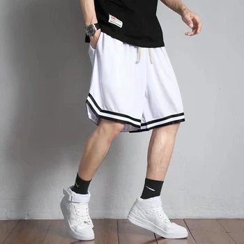 Мужские повседневные шорты Летние баскетбольные тренировочные короткие штаны для бега в тренажерном зале Сетчатые спортивные штаны для фитнеса Модная быстросохнущая мужская пляжная одежда