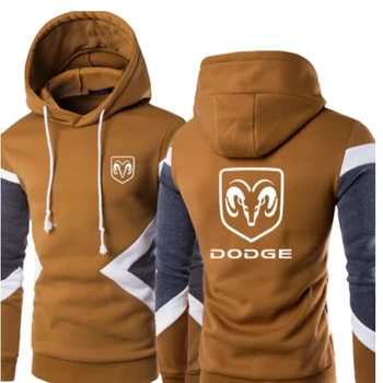 НОВЫЙ осенний принт для мужчин с логотипом DODGE car, толстовки, толстовка, уличная одежда, мужская куртка, спортивный костюм с капюшоном, пуловер, толстовки