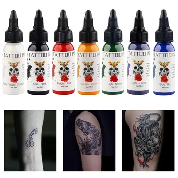 Набор цветных чернил для татуировки объемом 30 МЛ, пигмент для татуировки, пигмент для практики татуировки
