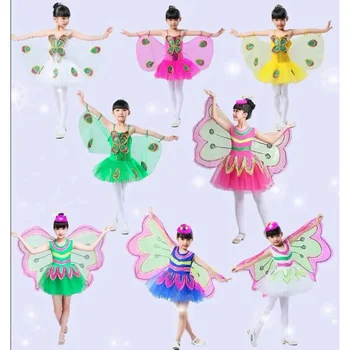 Новая детская фантазия, фантазия на Хэллоуин, детские животные, крылья бабочки, карнавальный костюм бабочки для девочек