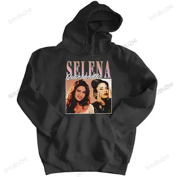 Новая толстовка Selena Quintanilla в винтажном стиле 90-х годов, пальто с капюшоном в стиле хип-хоп, толстовка для Мужчин И Женщин, осенняя Уличная Хлопчатобумажная куртка