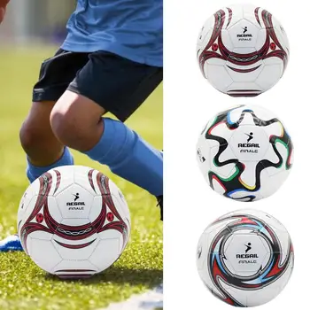 Новейший футбольный мяч стандартного размера 5, сшитый на машинке, футбольный мяч из утолщенного ПВХ, Тренировочные мячи для футбольных матчей Спортивной лиги