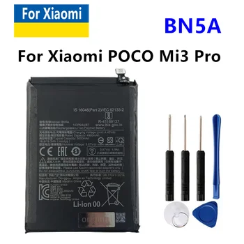 Новый Высококачественный аккумулятор BN5A 5000 мАч Для POCO mi3 pro mi 3 pro Battery Bateria Batterij + бесплатные инструменты