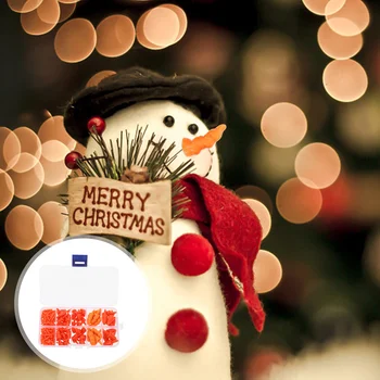 Носы Рождественского снеговика, сделанные своими руками, Морковные Носы, Красная пуговица для носа Снеговика, Украшающая носы Снеговика коробкой