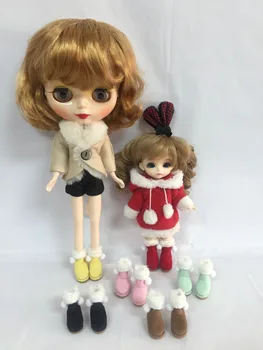 Обувь для кукол сапоги для blyth, Azon, OB doll, licca doll, 1/8 bjd doll и т.д. Длина: 3 см