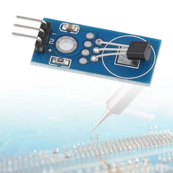 Плата модуля датчика обнаружения DS18B20 Цифровой выходной сигнал DC5V Модуль датчика температуры DS18B20 для Arduino