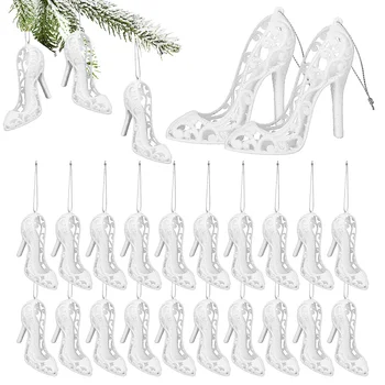 Подвески в виде Рождественской елки, обувь на высоком каблуке, Форма для новогодней вечеринки, Подвесные декоры, Декор для праздничной вечеринки, Подвеска, Милые аксессуары