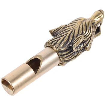 Портативный защитный свисток Мини-брелок для ключей из латуни, подвесной декор, Судейский свисток