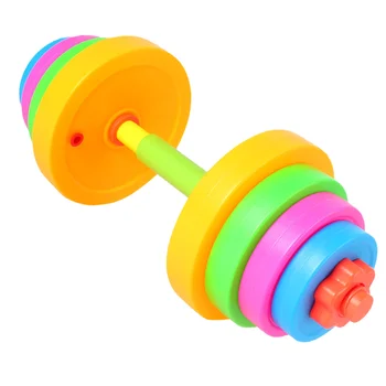 Притворные регулируемые тяжелые гантели, детские спортивные игрушки для малышей, маленькие утяжелители для женщин, упражнения для пластика