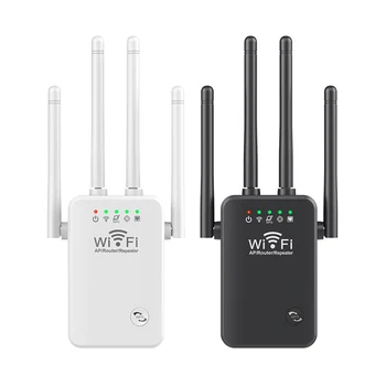 Расширители Wi-Fi, усилитель сигнала, ретранслятор беспроводного Интернета 2,4 ГГц, 300 Мбит / с, простая настройка, большая дальность действия для дома с портом Ethernet