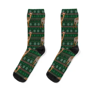Рождественский зоопарк Dik Dik Носки дизайнерские носки носки дизайнерского бренда Run хоккейные Носки Для Девочек Мужские