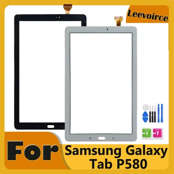 Сенсорная Панель Планшета Samsung Galaxy Tab A 10.1 P585 P580 SM-P580 SM-P585 Замена Передней Стеклянной панели С Цифровым Преобразователем Сенсорного экрана