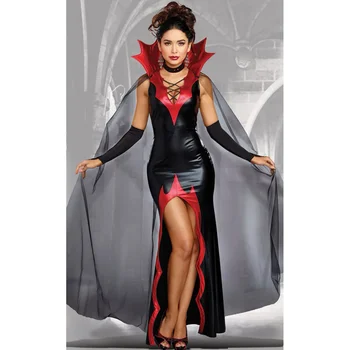 Страшная женская форма для косплея зомби-ведьмы-вампира, платье невесты-призрака, детские костюмы на Хэллоуин для женщин
