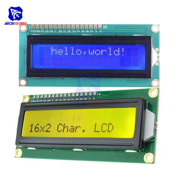 Экран дисплея LCD1602 с подсветкой Плата модуля ЖК-дисплея 16 * 2 символа 1602 для робота Arduino 3.3 В