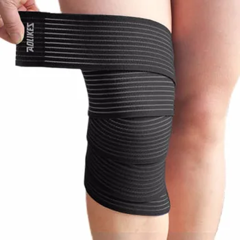 Эластичный бинт для компрессионной поддержки колена, бандаж для упражнений, бандаж для защиты колена, лодыжки, локтя, запястья, 1 шт.