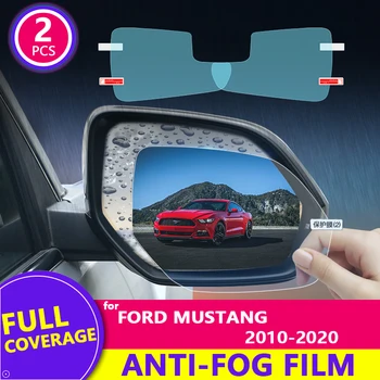 для Ford Mustang 5-го 6-го Поколения 2010 ~ 2019 S197 S550 Пленка Для Зеркала заднего Вида HD Противотуманная Непромокаемая Наклейка На Автозеркало Автомобильные Аксессуары