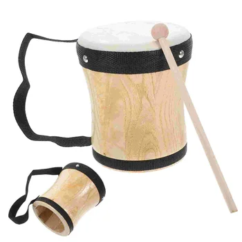 об Образовании детей Ударный инструмент Практичный Бонго-Барабан из Овчины Ударный инструмент Музыкальный Барабан Игрушка для детей